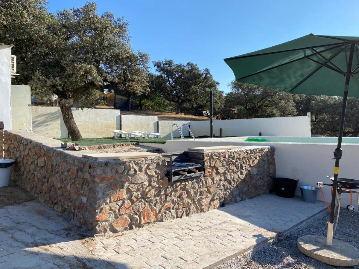 Casa Rural Quejigo Con Piscina Santa Olalla del Cala Exteriör bild