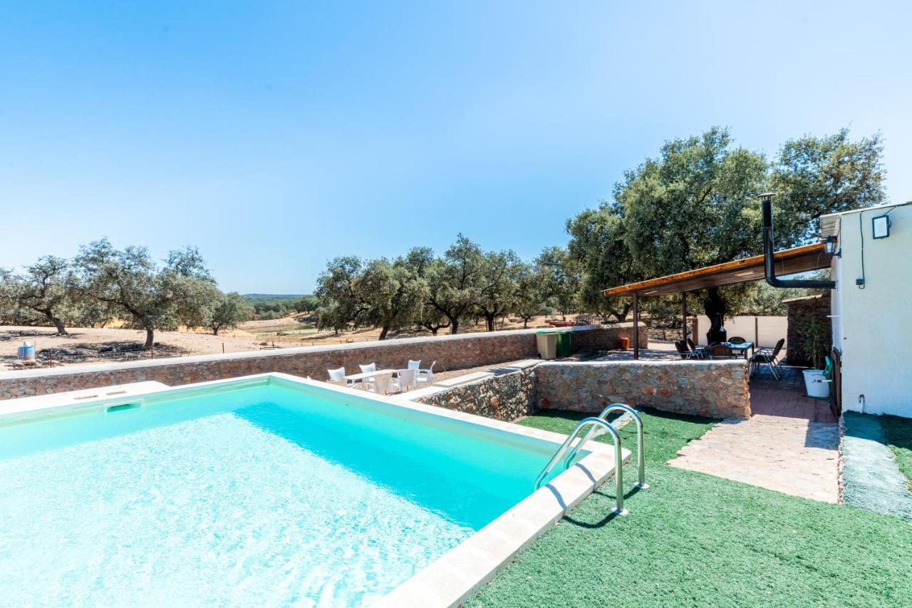 Casa Rural Quejigo Con Piscina Santa Olalla del Cala Exteriör bild