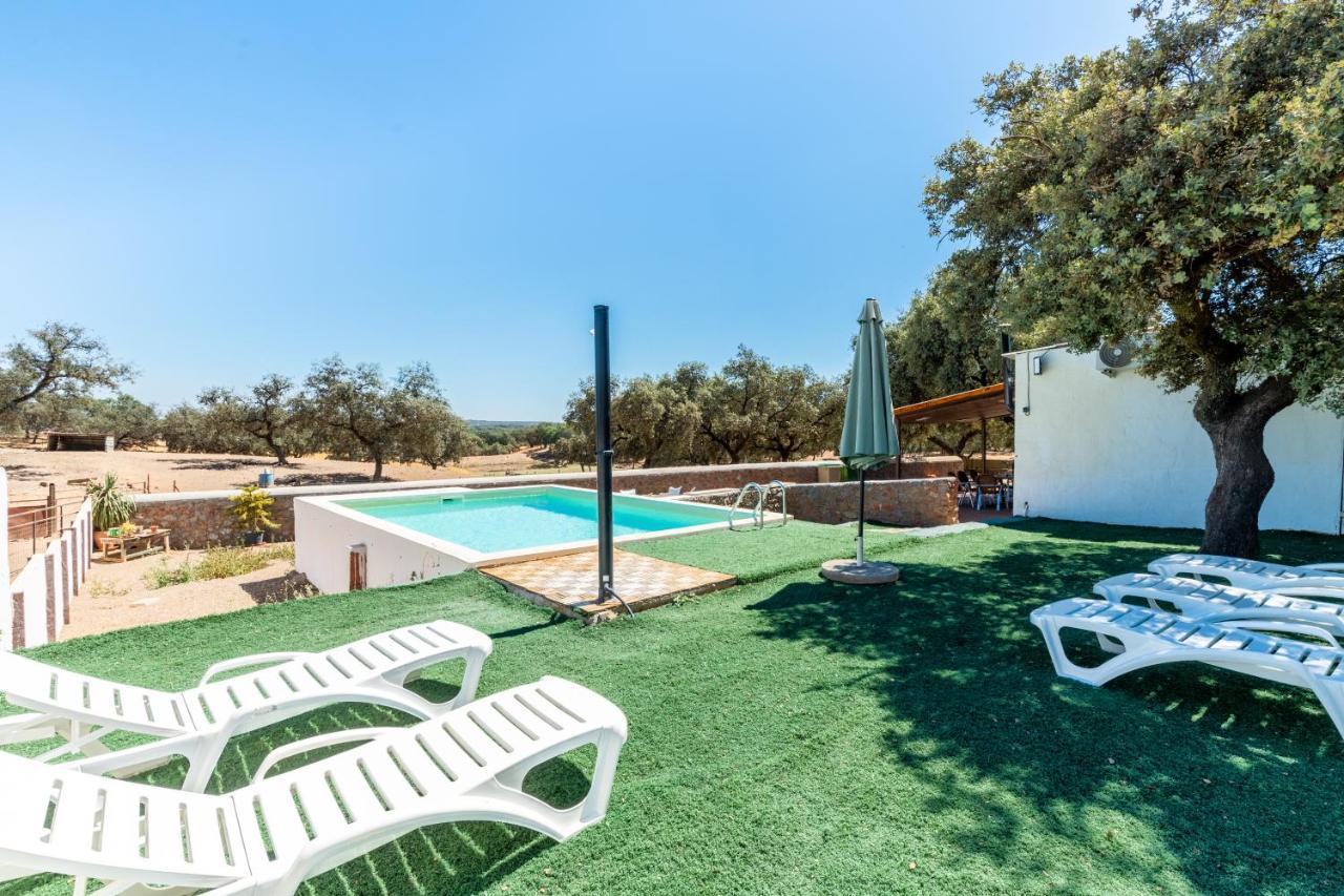 Casa Rural Quejigo Con Piscina Santa Olalla del Cala Exteriör bild