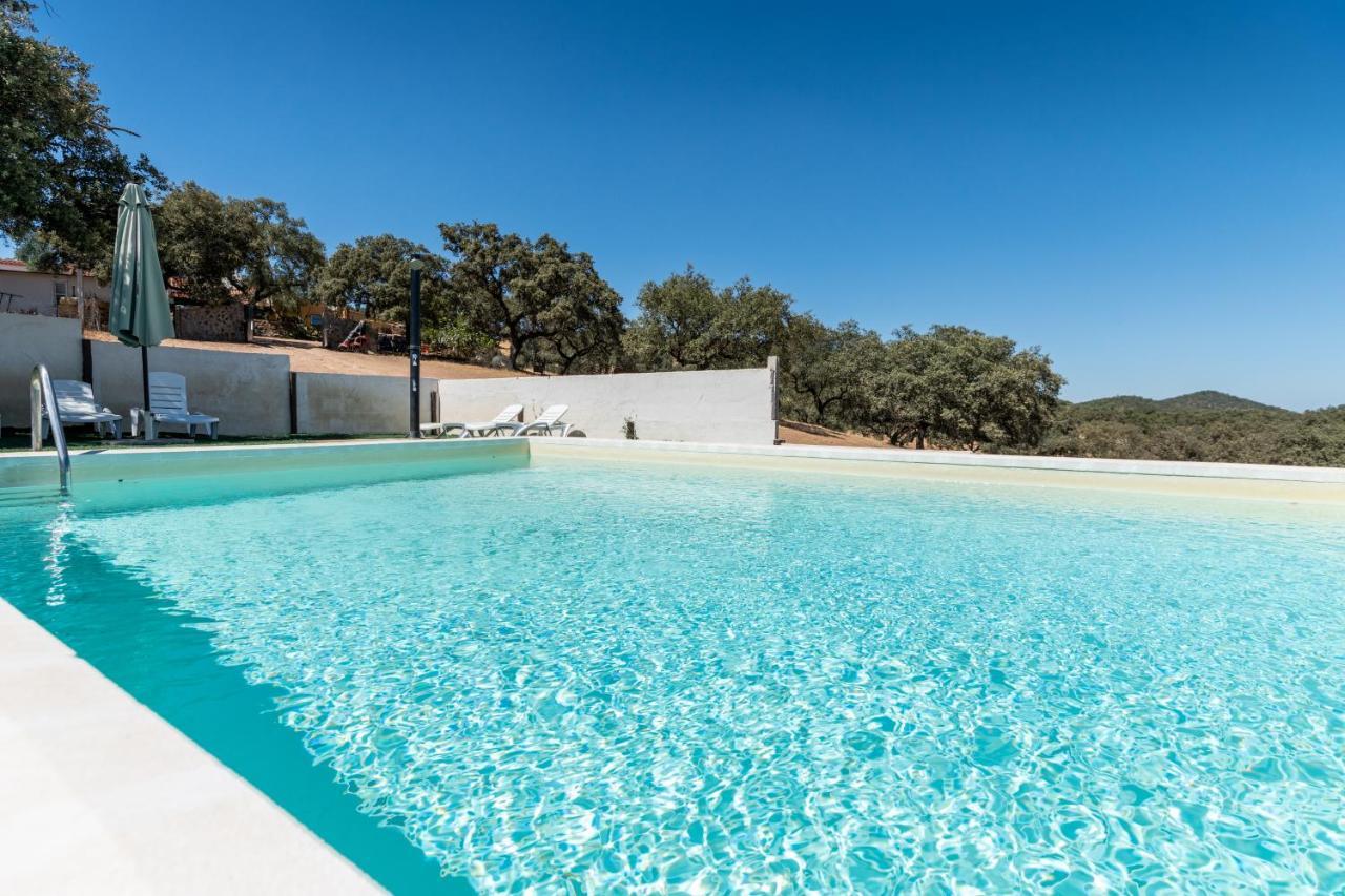 Casa Rural Quejigo Con Piscina Santa Olalla del Cala Exteriör bild