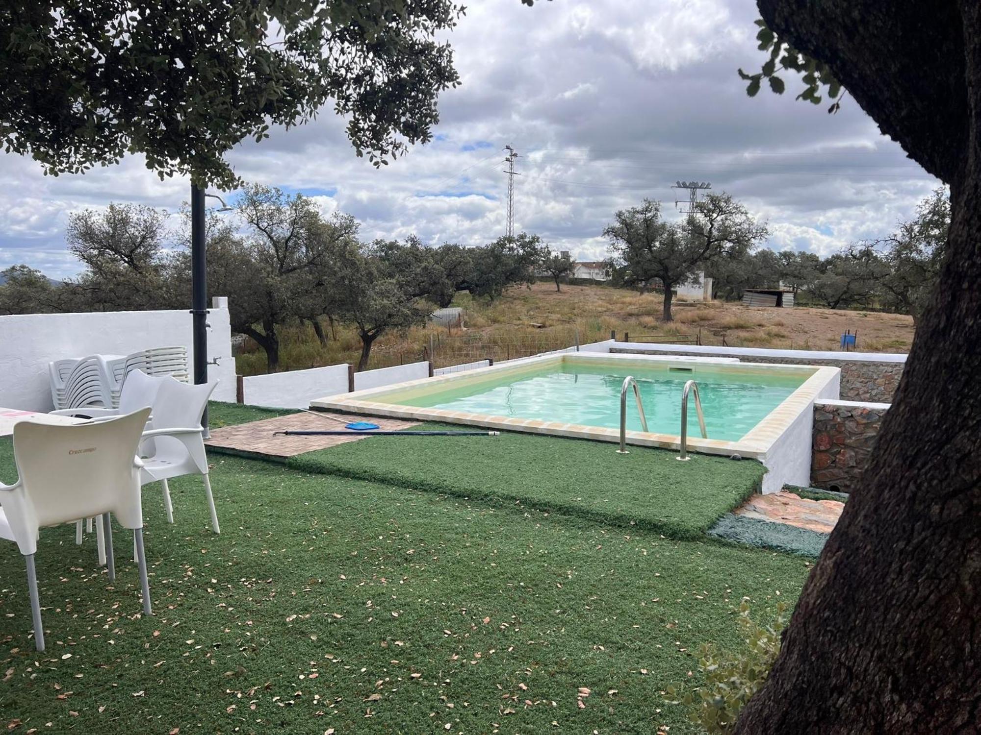 Casa Rural Quejigo Con Piscina Santa Olalla del Cala Exteriör bild