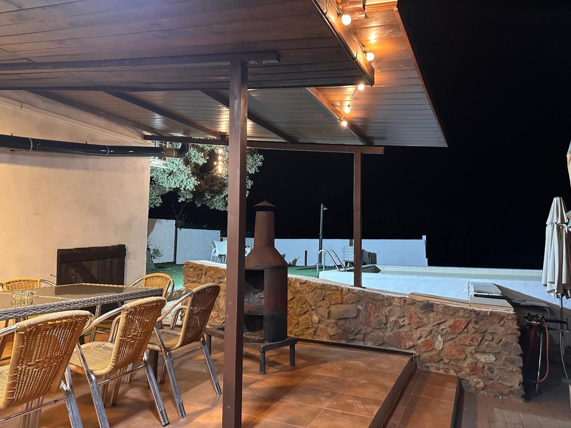 Casa Rural Quejigo Con Piscina Santa Olalla del Cala Exteriör bild